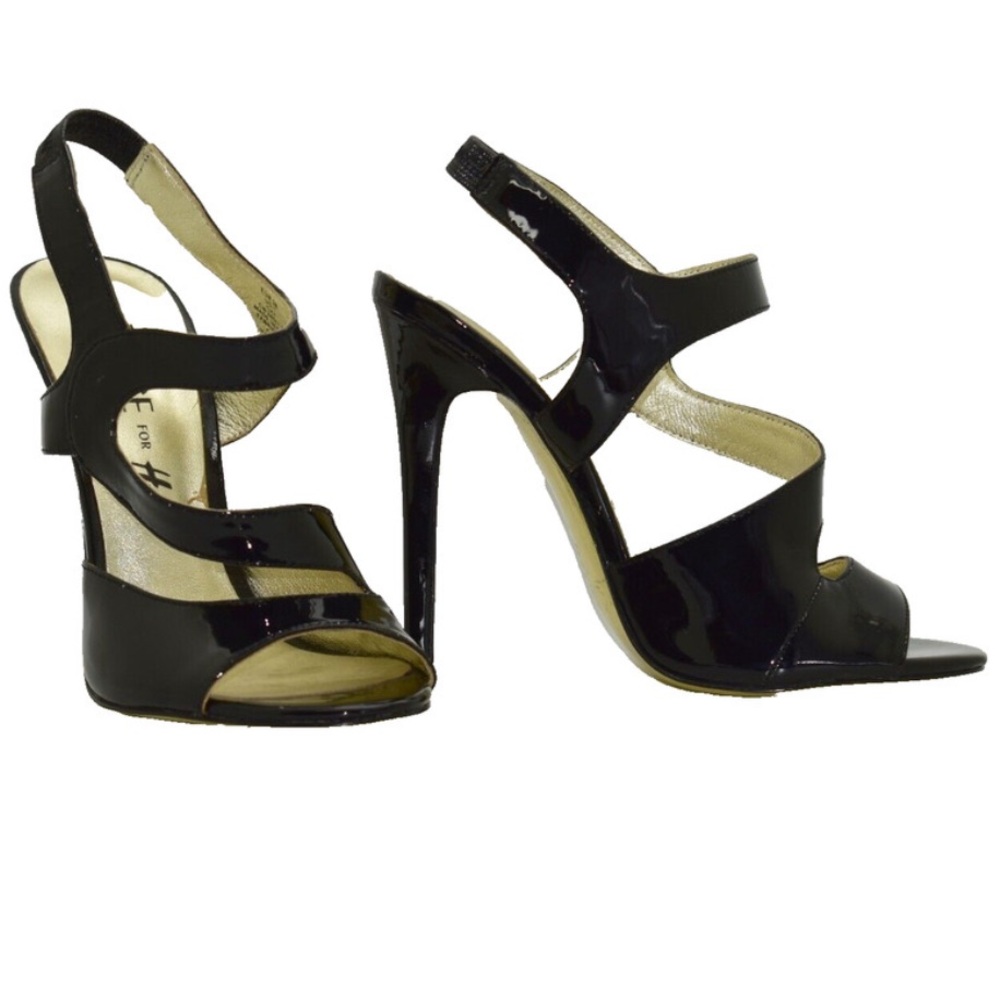 Versace for H & m Elegant Black High Heels size 8